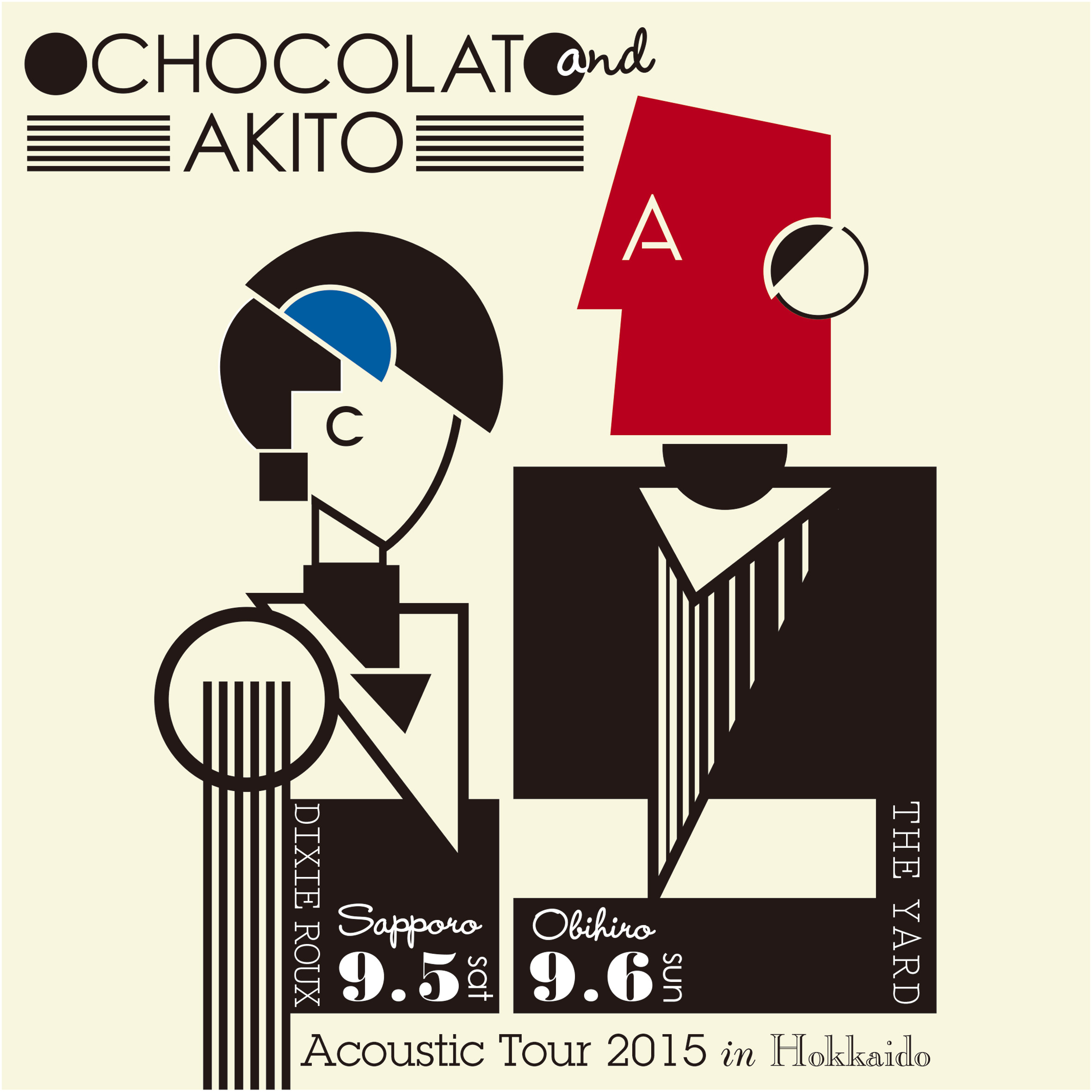 Chocolat & Akito Acoustic Tour 2015 in Hokkaido